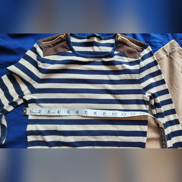 Ralph Lauren Top and Forever 21 Crop high Waist Pants + Free Necklace - Picture 4 of 13